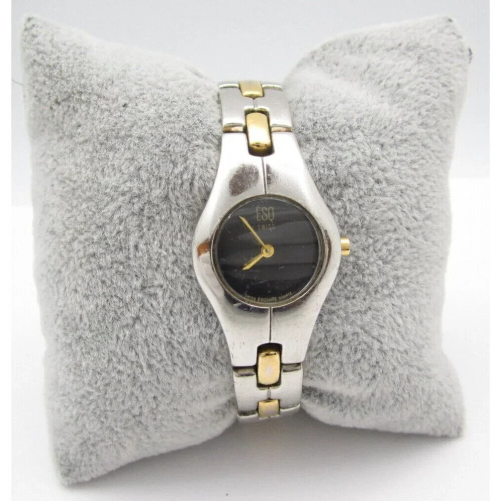 Women ESQ Swiss Quartz WR Analog 22mm Round Watch (H613)